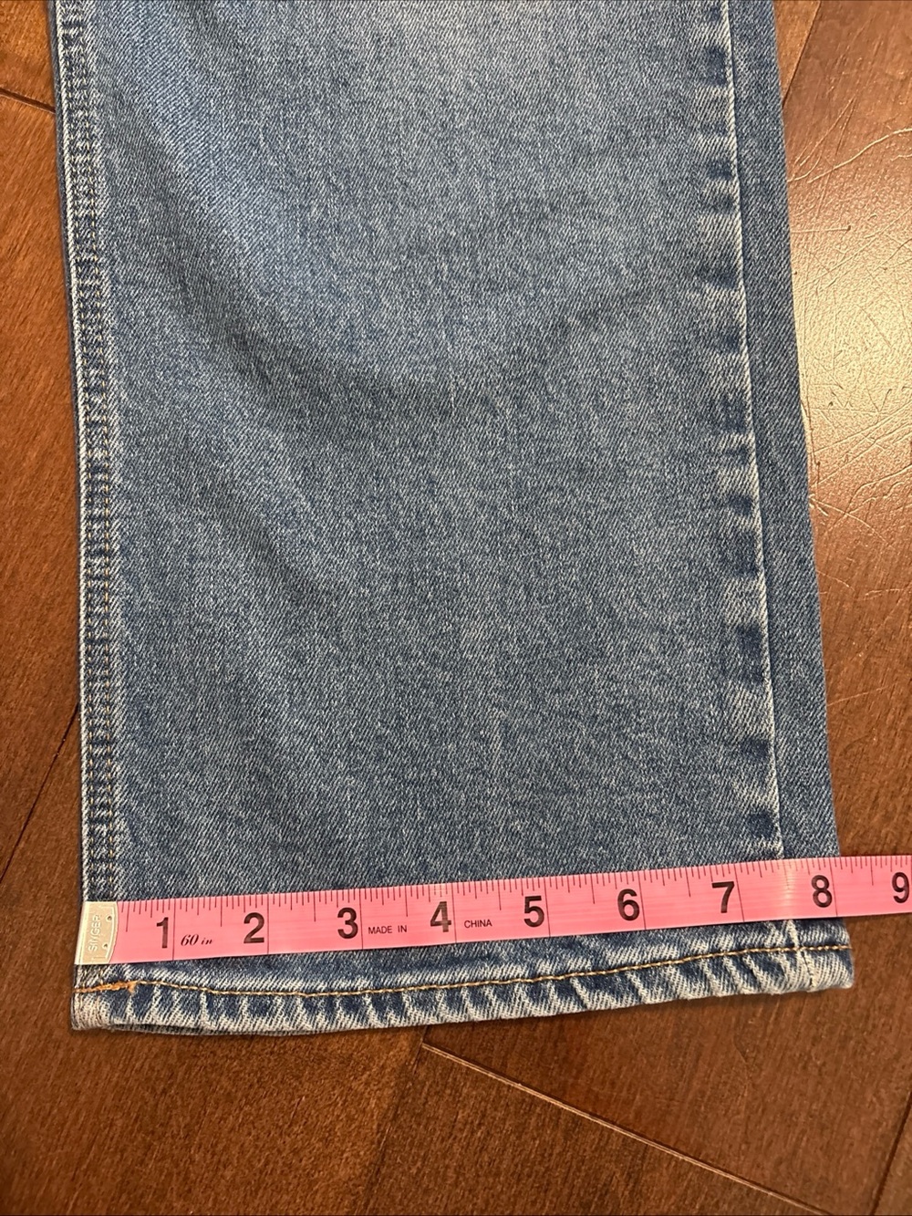 Old Navy High-Waisted Slim Wide-Leg Jeans Womens 8 552771 Cropped 25" Inseam - Picture 5 of 13